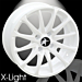 Musketier Peugeot 208 (2012 - 2019) lichtmetalen velg X-Light 7x17 wit gelakt
