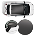 Fiat 500 wrapping pakket mat-titanium