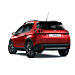 Peugeot 2008 (2013 - 2016) achterbumperplaat onderzijde rvs (met uitsparing)
