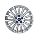 Ford Galaxy / S-MAX (04/2006 - 04/2015) lichtmetalen velg 17" 15-spaaks design, zilver