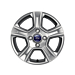 Ford Tourneo Courier / Transit Courier (03/2014 - 07/2023) lichtmetalen velg 15" 5-spaaks design, zilver