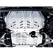 Ford Ranger (02/2019 - ..) bodemplaat bescherming set voor motor en radiateur, aluminium (behalve Raptor)