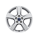 Ford lichtmetalen velg 17" 5-spaaks design, sprankelend zilver Ford lichtmetalen velg 17" 5-spaaks design, sprankelend zilver