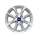 Ford Ka 09/2008 - 2016 alloy wheel 14" 8-spoke design, silver Ford Ka 09/2008 - 2016 alloy wheel 14" 8-spoke design, silver