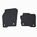 Ford Edge (01/2016 - ..) velour floor mats front and rear, black with silver-colored double stitching RHD