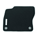 Ford Focus (01/2011 - 01/2015) vloermatten, premium velours voor, zwart met Ford logo