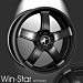 Musketier Citroën C1 / Peugeot 107 / Toyota Aygo 2005 - 2014 lichtmetalen velg Win-Star 6,5x16 zwart