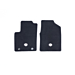Ford Ka (09/2008 - 09/2012) vloermatten, premium velours voor, zwart met rood stiksel
