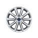 Ford Fiesta (09/2008 - 06/2017) lichtmetalen velg 16" 10-spaaks design, sprankelend zilver Ford Fiesta (09/2008 - 06/2017) lichtmetalen velg 16" 10-spaaks design, sprankelend zilver