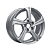 Ford Puma (10/2019 - ..) behalve ST en ST X lichtmetalen velg 16" 5-spaaks design, Sparkle Silver