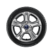Ford Tourneo / Transit Courier (03/2014 - 07/2023) lichtmetalen velg met winterband 15", 5-spaaksdesign