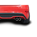 Ford Fiesta (11/2012 - 06/2017) ST einddemper Ford Fiesta (11/2012 - 06/2017) ST einddemper