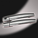 Musketier Peugeot 208 (2012 - 2019) deurgrepen 2-drs, rvs gepolijst