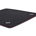 Ford Focus (04/2018 - 06/2020) floor mats Premium velour, front, black with red stitching RHD (with manual transmission)