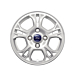 Ford lichtmetalen velg 14" 5 x 2-spaaks design, Sparkle Silver