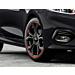 Ford Fiesta (07/2017 - 2023) lichtmetalen velg 17" 5 X 2-spaaks Y design, zwart ,met rood accent ring