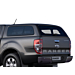 Ford Ranger (02/2019 - ..) dubbele cabine hard top met zijruiten, Sea Grey