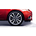Opel Corsa E lichtmetalen velg, 8-spaaks, 17inch, titanium / gepolijst
