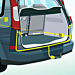 Ford Fiesta (11/2012 - 06/2017) trekhaak elektrische aansluitset 13-polig