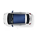 Fiat 500 wrapping voor dak jeans effect Fiat 500 wrapping voor dak jeans effect