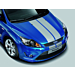 Ford Focus (01/2008 - 12/2010) GT-Stripingset voor motorkap, Performance Blue