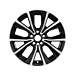 Ford Puma (10/2019 - ..) behalve ST en ST X lichtmetalen velg 17" 5 x 2-spaaks design, Magnetic gepolijst