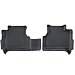 Ford Tourneo Connect (02/2014 - 03/2024) vloermatten, all-weather achter, met opstaande randen, zwart