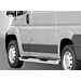 Musketier Peugeot Boxer 2006 - 2014 side bars met trede.,verchroomd Ø80 korte wielbasis