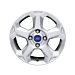 Ford Fiesta (09/2008 - 06/2017) lichtmetalen velg 15" 5-spaaks design, zilver