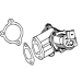 Opel Astra H / Corsa D 1.3 diesel EGR-klep