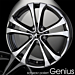 Musketier Citroën DS4 / DS5 lichtmetalen velg Genius 8,5Jx20 zwart gepolijst