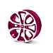 Citroën lichtmetalen velg Clover 17" 4-gaats Rouge ErythrÍ©e, gepolijst