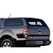 Ford Ranger (02/2019 - ..) dubbele cabine hard top met zijruiten, Absolute Black