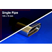 Musketier Peugeot 1007 sporteinddemper li/re, 1x135x75 mm duplex