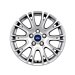 Ford lichtmetalen velg 16" 10x2-spaaks design, zilver Ford lichtmetalen velg 16" 10x2-spaaks design, zilver