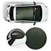 Fiat 500 wrapping pakket legergroen