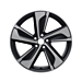 Ford Puma (10/2019 - ..) lichtmetalen velg 19" 5-spaaks design, gepolijst matzwart