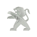 Peugeot logo in grille