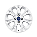 Ford Ka (09/2008 - 2016) lichtmetalen velg 15" 7x2-spaaks design wit