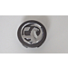 Vauxhall naafkappen charcoal met Vauxhall logo 53,5 mm