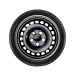 Ford Tourneo / Transit Custom (08/2012 - 09/2023) stalen velg 16" met winterband