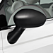 Fiat 500/500c wrappingpakket spiegelkappen micro carbon zwart