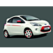 Ford Ka (09/2008 - 2016) striping voor de zijkant, Sunrise (red) Ford Ka (09/2008 - 2016) striping voor de zijkant, Sunrise (red)