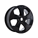 Ford Tourneo Connect (02/2022 - ..) / Transit Connect (04/2024 - ..) lichtmetalen velg 17" 5-spaaks design, zwart en gepolijst