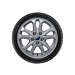 Ford Tourneo Connect / Transit Connect (10/2013 - 03/2024) lichtmetalen velg 16" met winterband, 5-spaaksdesign, zilver
