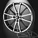 Musketier Citroën C5 2008 - .. lichtmetalen velg X-Shine 8Jx18 zwart gepolijst