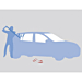 Dacia Sandero 2008 - 2012 alarm with remote control 