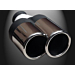 Musketier Peugeot 208 (2012 - 2019) duplex rvs einddemper 2x101 mm