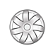 Citroën wieldop Naos 15" ZONDER Citroën logo