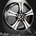 Musketier Citroën Jumpy 2007 - 2016 lichtmetalen velg Pulse 7,5Jx17 zwart gepolijst